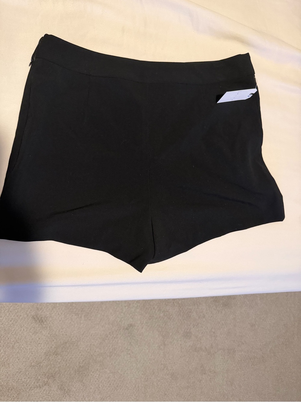 Leith Black High-Rise Stretch Skort